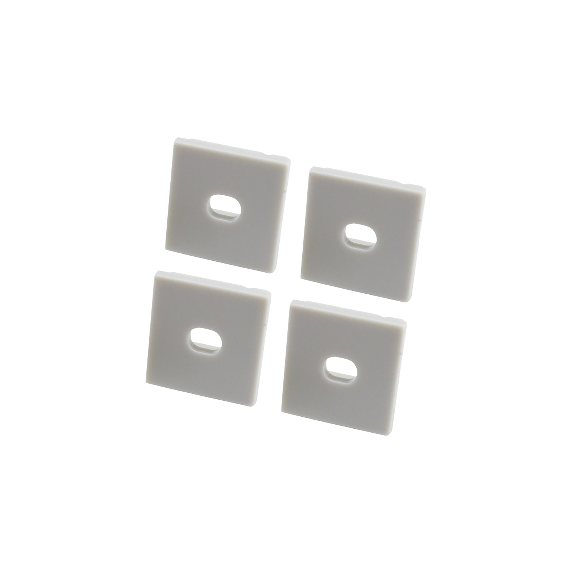 DA930095  Lin 2020S, (4 pcs) Endcap With Hole For DA900027 & DA900028 20x20mm